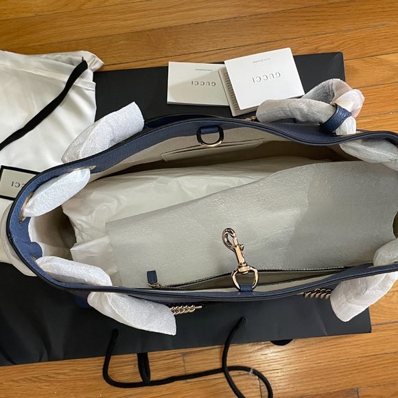 Gucci Soho GG Lather Tote Brand New - Picture 7 of 7